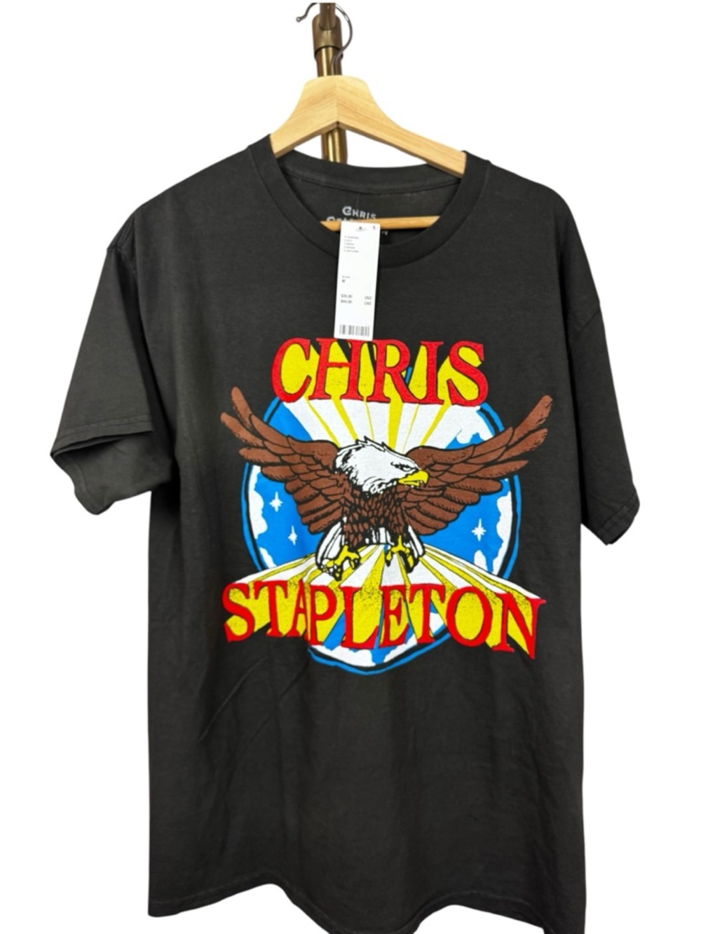 Chris Stapleton Eagle Graphic Tee - Black